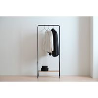 アイリスオーヤマ ハンガーラック ナチュラル/ブラック HPI-640 1台（直送品）