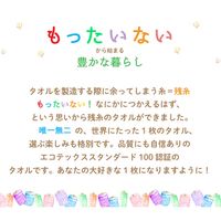 林 フェイスタオル 残糸エコリバーシブル FO446600 1枚