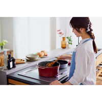 アイリスオーヤマ 無加水鍋 COTOCO 26cm ビーツレッド SMKSN-S26 1個（直送品）