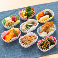 アルテム 和風柄お弁当カップ 小判型 1セット（160枚：80枚入×2個）