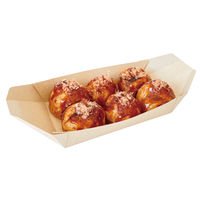 ストリックスデザイン 未晒しペーパー船皿 1セット（100枚：50枚入×2袋）