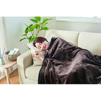 ディーブレス HEAT-CRACKER 洗える電気毛布(掛け) ブラウン 6300060246 1枚（直送品）