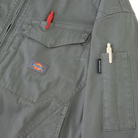 コーコス信岡 ストレッチヘリンボーンツナギ アッシュ XL D-916 1着（直送品）