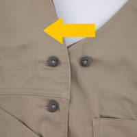 コーコス信岡 T/Cストレッチ オーバーオール モクグレー 3L D-769 1着（直送品）