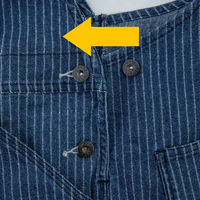 コーコス信岡 ストレッチウォバッシュオーバーオール ライトインディゴ 3XL D-699 1着（直送品）