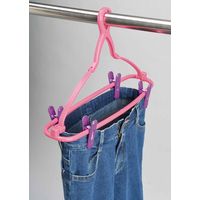 カワタキコーポレーション ズボンハンガー 2個組 ピンク 1個