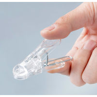 カワタキコーポレーション 丈夫でつまみやすいポリカピンチ フック付き16個組 1個