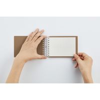 マルマン ミニサイズくるっとリングセット バインダー ブラウン FMR9SETA-07 1セット（1冊×3）