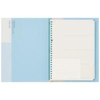 マルマン B5 バインダー クリーントーン スリム ライトブルー F019-52 1冊