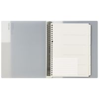マルマン B5 バインダー クリーントーン ワイド グレー F312-11 1冊