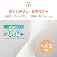 超音波式アロマ加湿器 SHIZUKU touch+ AHD