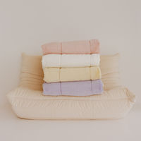 nishikawa　西川　バイカラー毛布　hauu　もちもちブランケット　2枚合わせ　吸湿発熱　洗える　寝具　インテリア　NEWブランド　ベージュ
