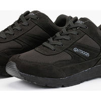 アサヒシューズ アウトドアプロダクツ 708 ブラック KF74563-25 1足（直送品）