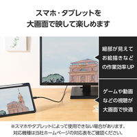 USB-C to HDMI 変換ケーブル 4K 60Hz 高耐久 2m 黒 MPA-CHDMIS20BK2 エレコム 1個
