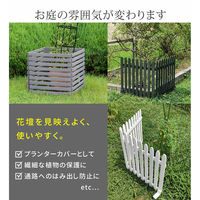 住まいスタイル 折り畳めるウッドフェンス142×71(縦ストライプ)1枚組 WF-142F-LBR 1枚（直送品）