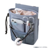 クツワ 文具エプロンバッグ 巾着(ブルー) BE024BL 1個