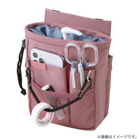 クツワ 文具エプロンバッグ 巾着(ピンク)BE024PK BE024PK 1個（直送品）