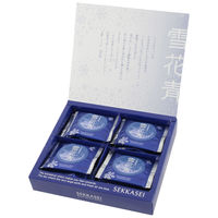北海道銘菓 雪花青(せっかせい)ロイヤルモイスティホワイト 12枚入 4589947061061 1セット(12枚入×6個)（直送品）