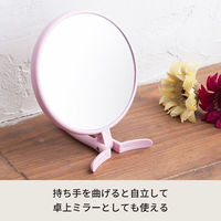 永井興産 手鏡 BALOON（バルーン） 幅120×奥行12×高さ208mm パステルピンク NK-295 1個