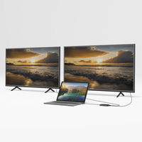 サンワサプライ  USB-HDMIディスプレイアダプタ(4K対応・ 2画面出力) USB-CVU3HD5（直送品）