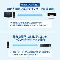 サンワサプライ  USB2.0エクステンダー（100m延長、4ポート） USB-EXSET4（直送品）