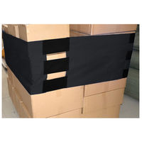 セーフラン安全用品 パレットバンド ブラック オックスフォード織り 幅49 x 460cm C0091-BK 1枚（直送品）