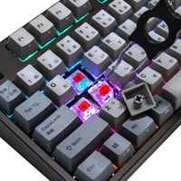 プリンストン 112キーメカニカルキーボード 赤軸 IK-CD108-G/RD-RGB-BK 1台（直送品）