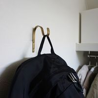 ポッシュリビング フック アンティークゴールド W0.8×D8×H10cm アイアン 63659 1個（直送品）