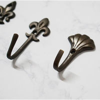 ポッシュリビング ブラスフック W3×D2.5×H5cm 62531 1セット(6個)（直送品）