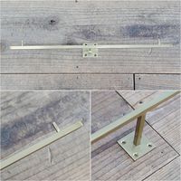 ポッシュリビング フックS アンティークゴールド W40×D8×H4cm アイアン 63868 1個（直送品）