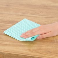使いきり カウンタークロス 薄手 レギュラー グリーン 約30×60cm 1袋（100枚入）