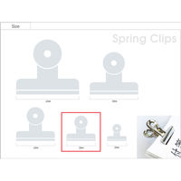 アックスコーポレーション 目玉クリップ 小小 シルバー CA-04K 1セット(10個)（直送品）