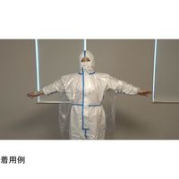 ミヤゲン easy脱着ガウン スリム Mサイズ 個包装100枚入 65-1676-34 1箱(100枚)（直送品）