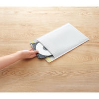 「現場のチカラ」 クッション封筒 CD・DVD用 白 1箱（100枚入） 酒井化学工業 オリジナル（わけあり品）