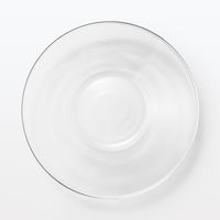 無印良品 ソーダガラス 浅鉢 大 約直径23cm 1セット（1個×3） 良品計画
