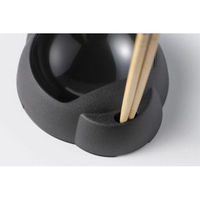 カクセー おたまスタンド ブラック OS-01BK 1個（直送品）