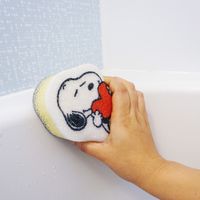 スヌーピー バススポンジ ハート フック付 1個 創和