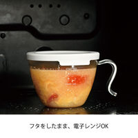 HARIO (ハリオ) 耐熱ガラス製 スープカップ 300ml 電子レンジ専用 XSCS-1-W 1個