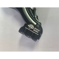 ゴリン ヘルメットロックリング錠 GR753HLーKV 3本キー ブラック 1セット(4個)（直送品）