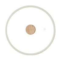 CAROTE（カローテ）ガラス蓋 28cm アイボリー 1個