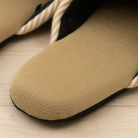 センコー SDS ピンボーダー スリッパ L:約25-26.5cm ベージュ SDS150399 1足（直送品）