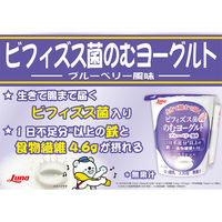 日本ルナ [冷蔵] ビフィズス菌のむヨーグルトブルーベリー風味 230g×12 4971777297596 1セット(12本)（直送品）