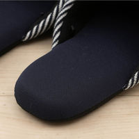 センコー SDS ピンボーダー スリッパ M:約22.5-24cm ネイビーブルー SDS150399 1足（直送品）