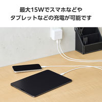 タイプCケーブル 2本セット （USB-A to USB-C） 2m 白 MPA-ACECTW20WH エレコム 1個（直送品）