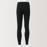 【メンズ】無印良品 紳士 あったか綿 厚手 ロングタイツ 紳士S 黒 良品計画