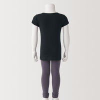 無印良品 ベビー あったか綿 クルーネック半袖Tシャツ ベビー90 黒 良品計画