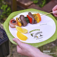 サンナップ ANDSCAPE ペーパープレート スヌーピー 八角形 1袋（3枚入）