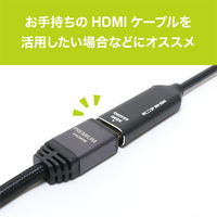 ナカバヤシ DisplayPort-HDMI 4K 変換アダプタ DP-HDA4K2/BK 1本