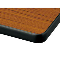 【軒先渡し】ニシキ工業 折り畳み会議テーブル 幅1500×奥行450×高さ700mm チーク ASAT-D1545S-TK 1台（直送品）