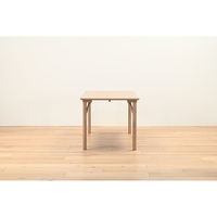 【軒先渡し】HIKARI ワークカフェダイニング ダイニングテーブル DLT-アリカ 140-WDテンバン/ウッドレッグ 1台（直送品）